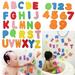 Cheers.US 36Pcs/Set Alphabet Puzzles for Kids Words Spelling Sorting& Stacking Toys for Preschool Toddlers - Vocabulary Learning Sight Words for Early Education