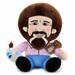 Kidrobot Bob Ross Pink Shirt With Peapod Phunny Plush Figure