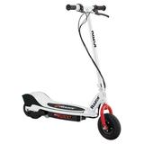 Razor E200 Electric Scooter - White for Ages 13+ and up to 154 lbs 8 Pneumatic Front Tire 200W Chain Motor Up to 12 mph & up to 8-mile Range 24V Sealed Lead-Acid Battery