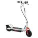 Razor E200 Electric Scooter - White for Ages 13+ and up to 154 lbs 8 Pneumatic Front Tire 200W Chain Motor Up to 12 mph & up to 8-mile Range 24V Sealed Lead-Acid Battery