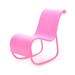 MageCrux 1PC Rocking Chair Accessories For Barbie Dollâ€™S House Decoration Rocker Pink
