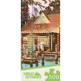 MasterPieces 500 Piece Jigsaw Puzzle for Adults - Grandpa s Cabin - 14 x19