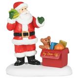 Surprise Red Santa Toy Box 2.5 inch Resin Decorative Tabletop Figurine