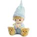 Aurora - Medium Blue Precious Moments - 9.5 Prayer Boy Spanish - Inspirational Stuffed Animal