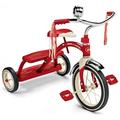 Radio Flyer Classic Red Dual Deck Tricycle 12 Front Wheel Red