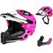 Lixada Kids Detachable Full Face Helmet Children Sports Safety Helmet for Cycling Skateboarding Roller Skating