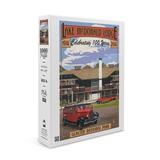Lake McDonald Lodge 100th Anniversary Glacier National Park Montana (1000 Piece Puzzle Size 19x27 Challenging Jigsaw Puzzle for Adults and Family Made in USA)