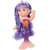 Toysmith Bath Time Mermaid Doll Multi-Colored