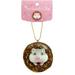 Hamee Squishies (Hamster Donut Series) Pearl White Hamster with Chocolate Iced Plain Donut Slow Rising Squeeze Toy for Boys Girls Children Adults