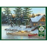 Outset Media Winter at the Cabin 1000pc Puzzle