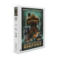 Idyllwild California Respect Our Wildlife Bigfoot (1000 Piece Puzzle Size 19x27 Challenging Jigsaw Puzzle for Adults and Family Made in USA)