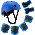 Kids Boys and Girls Outdoor Sports Protective Gear Safety Pads Set [Helmet Knee Elbow Wrist] for Rollerblades Scooter Skateboard Bicycle Rollerblades