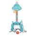 Kids Basketball Hoop 5 in 1 Toddlers Grow with Me Sports Activity Center Football Soccer Goal Golf Game Ring Toss Set for Indoor Outdoor 3.8 to 5 Feet Height Adjustable Green