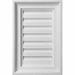 Ekena Millwork GVVE18X34F 18 inch W X 34 inch H Vertical Gable Vent Louver Architecture Functional accents