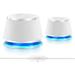 Sanyun SW102 Computer Speakers 5Wx2 Deep Bass in Small Body Stereo 2.0 USB Powered 3.5mm Aux Multimedia Speakers Built-in Bottom Bass Radiators PC Laptop Desktop Speakers White SW102 White