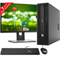 Restored HP 600 G1 SFF Computer Core i5 4th 8GB Ram 1TB HDD New 20 LCD Keyboard and Mouse Wi-Fi Win10 Pro Desktop PC (Refurbished)