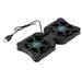 Foldable USB Notebook Cooling Mats with Double Fans Mini Notebook Cooler Cooling Pad for 7-15 inch Notebook Laptop