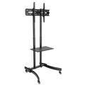 Tripp Lite Mobile Tv Floor Stand Cart Height-adjustable Lcd 37-70 Displays - Cart - For Flat Panel / Notebk / Av Equipment - Aluminum Steel - Black Silver - Screen Size: 37 -70