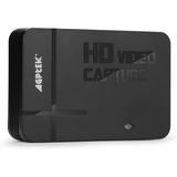 AGPTEK HD Game Capture Video Capture 1080P HDMI/AV Recorder Xbox 360&One/ PS3 PS4 Support Mic in with Both HDMI and AV Input