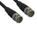 Kentek 3 Feet FT Premium BNC composite video patch cable cord connector male to male M/M black 75 ohm coaxial CCTV