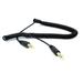 3.5mm Aux Cable for Moto G Power (2021)/Play (2021) Phones - Adapter Car Stereo Aux-in Audio Cord Speaker Jack Wire Coiled Compatible With Motorola Moto G Power (2021)/Play (2021)