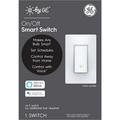 C by GE Single Pole or 3-way Smart Paddle Switch White 1 pk