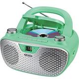 Jensen Bluetooth MP3 Boombox Green CD-485-GR