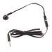 Wired Earphone Mono Headset for Galaxy Tab A7 10.4 (2020) Tablets - Single Earbud 3.5mm Headphone Flat Black for Samsung Galaxy Tab A7 10.4 (2020)
