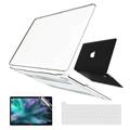 IClover New 2020 MacBook Pro 13.3 Case A2338 M1 A2251 A2289 Slim Hard PC Shell Laptop Cover & Keyboard Skin & Screen Protector Full Protection for Macbook Pro 13 Touch ID Touch Bar Crystal Clear