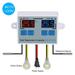 Dual Digital Thermostat Temperature Controller Two Relay Output Thermoregulator for incubator Heating Cooling XK-W1088 AC110-220V