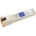 AddOn - SFP (mini-GBIC) transceiver module (equivalent to: Viptela VIP-SFP-1GE-BASET) - GigE - 10Base-T 1000Base-TX 100Base-TX - RJ-45 - up to 328 ft