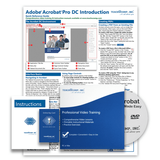 Learn Acrobat DC Deluxe Training Tutorial- Video Lessons PDF Instruction Manual Quick Reference Software Guide for Windows by TeachUcomp Inc.