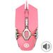 Ludlz 4 Gears Gaming Ultra Cute Wired RGB Gaming Mouse - Up to 3200DPI | Programmable 7 Keys -Pink