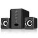 SADA D-202 USB Wired Combination Speakers Computer Speakers Bass Stereo Music Player Subwoofer Sound Box for Desktop Laptop Notebook Tablet PC Smart Phone