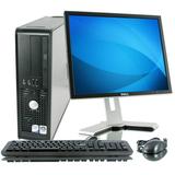 Used: Optiplex GX755 Small Form Factor - 80GB HDD 4GB Ram DVD-Rom 17 LCD Monitor Windows XP Professional