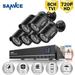 SANNCE 8CH 960H HD DVR 6Pcs 720P IR Outdoor CCTV Home Security System Cameras Surveillance Video Kits with Motion Detection No HDD Included