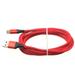 Red 10ft Long USB-C Cable Fast Charger Cord Type-C Power Wire for OnePlus Nord N10 5G 8 Pro 7T Pro 5G McLaren 7 Pro 8T Plus UW - Razer Phone 2 - Samsung Galaxy XCover Pro S9 Plus S8 Plus