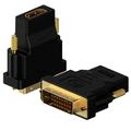 Rankie Gold-Plated DVI to HDMI HDTV Male to Female Adapter Converter 2 Pack