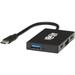 Tripp Lite by Eaton 4-Port USB-C Hub USB 3.x Gen 2 (10Gbps) 2x USB-A & 2x USB-C Ports Thunderbolt 3 Aluminum Housing