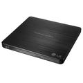 LG Electronics 8X USB 2.0 Super Multi Ultra Slim Portable DVD Rewriter External Drive with M-DISC Support for PC and Mac Black (GP60NB50)