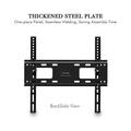 TV Wall Mount Bracket with 10 Degrees Smooth Tilt and Low Profile for 32-65 Inch LED LCD OLED 4K Flat Screen TVs - Ultra Slim Tilt TV Mount with Max VESA 400x400mm Weight up to 110 lbs