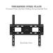 TV Wall Mount Bracket with 10 Degrees Smooth Tilt and Low Profile for 32-65 Inch LED LCD OLED 4K Flat Screen TVs - Ultra Slim Tilt TV Mount with Max VESA 400x400mm Weight up to 110 lbs