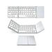 Folding Keyboard Wireless BT Ultra Slim BT Keyboard with Touchpad for Windows/Android/iOS