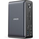 Anker 13-in-1 USB-C Docking Station USB-C to 4K HDMI Ethernet Audio USB-A Gen 1 USB-C Gen 2 SD 3.0 85W & 18W Charging for Laptop/Phone