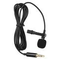 Andoer EY-510A Portable Clip-on Lavalier Condenser Mic Wired Microphone for Android Smartphone DSLR Computer PC Laptop