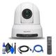 Sony SRG-X120 1080p PTZ Camera with HDMI IP & 3G-SDI Output (White) (SRG-X120/W) + Ethernet Cable + Cleaning Set + HDMI Cable - Bundle