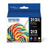 EPSON 212 Claria Ink High Capacity Black & Standard Color Cartridge Combo Pack (T212XL-BCS) Works with WorkForce WF-2830 WF-2850 Expression XP-4100 XP-4105