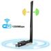 1200Mbps Wireless USB WiFi Adapter for PC 2.4GHz/5.8GHz Dual Band 5dBi High Gain Antenna Network Adapter for Desktop Laptop Wireless Card