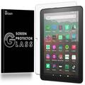 [2-PACK] For Amazon Fire HD 8 Plus (10th Gen 2020) [BISEN] Tempered Glass Anti Blue Light [Eye Protection] Screen Protector Anti-Scratch Anti-Shock Shatterproof Bubble Free