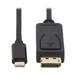 Tripp Lite U444006DPBD USB-C to DisplayPort Bi-Directional Adapter Cable M/M 6 ft.